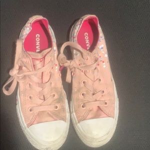 Pink size 1 converse all stars
